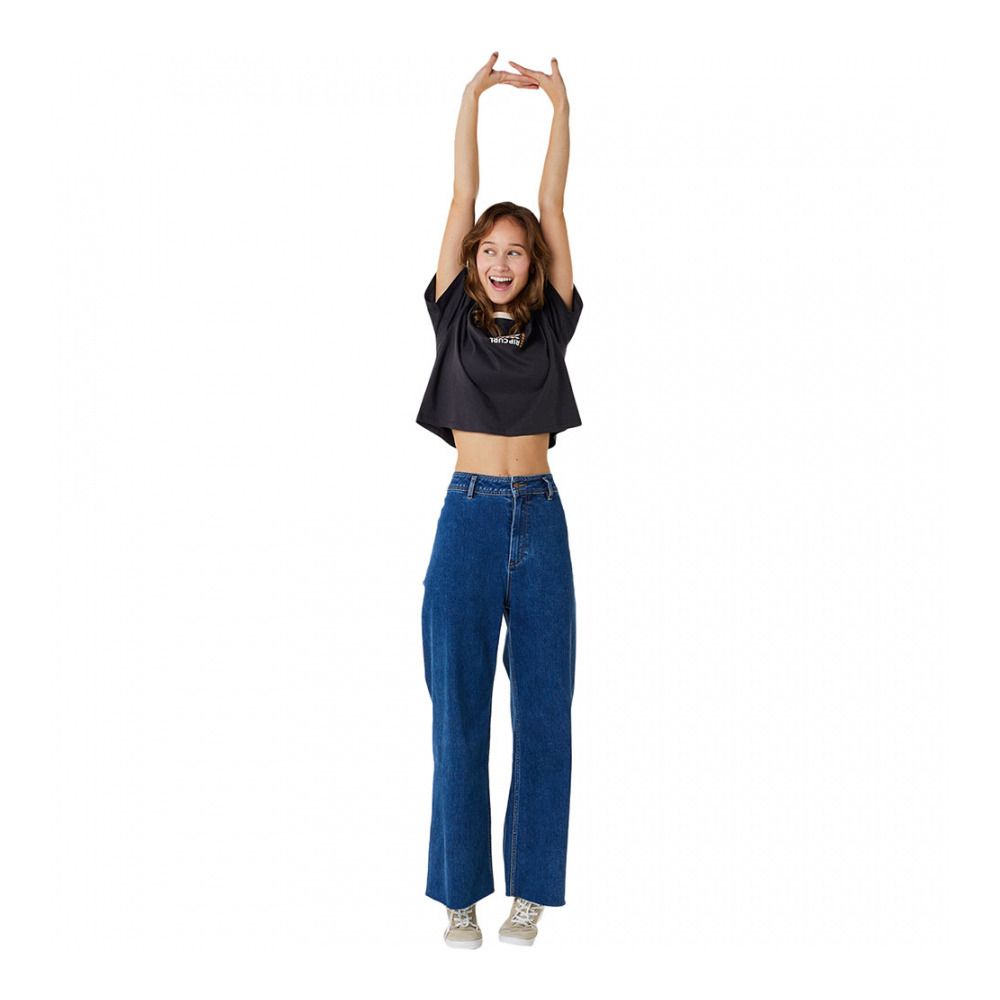 Rip Curl COLOR BLOCK CROP - Tee-shirt Femme phantom