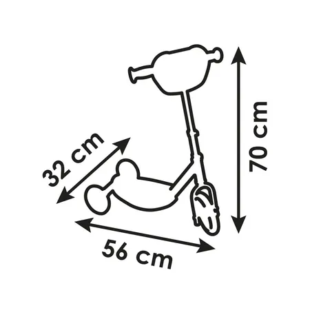 Smoby Gabby's Dollhouse Roller, 3 Räder