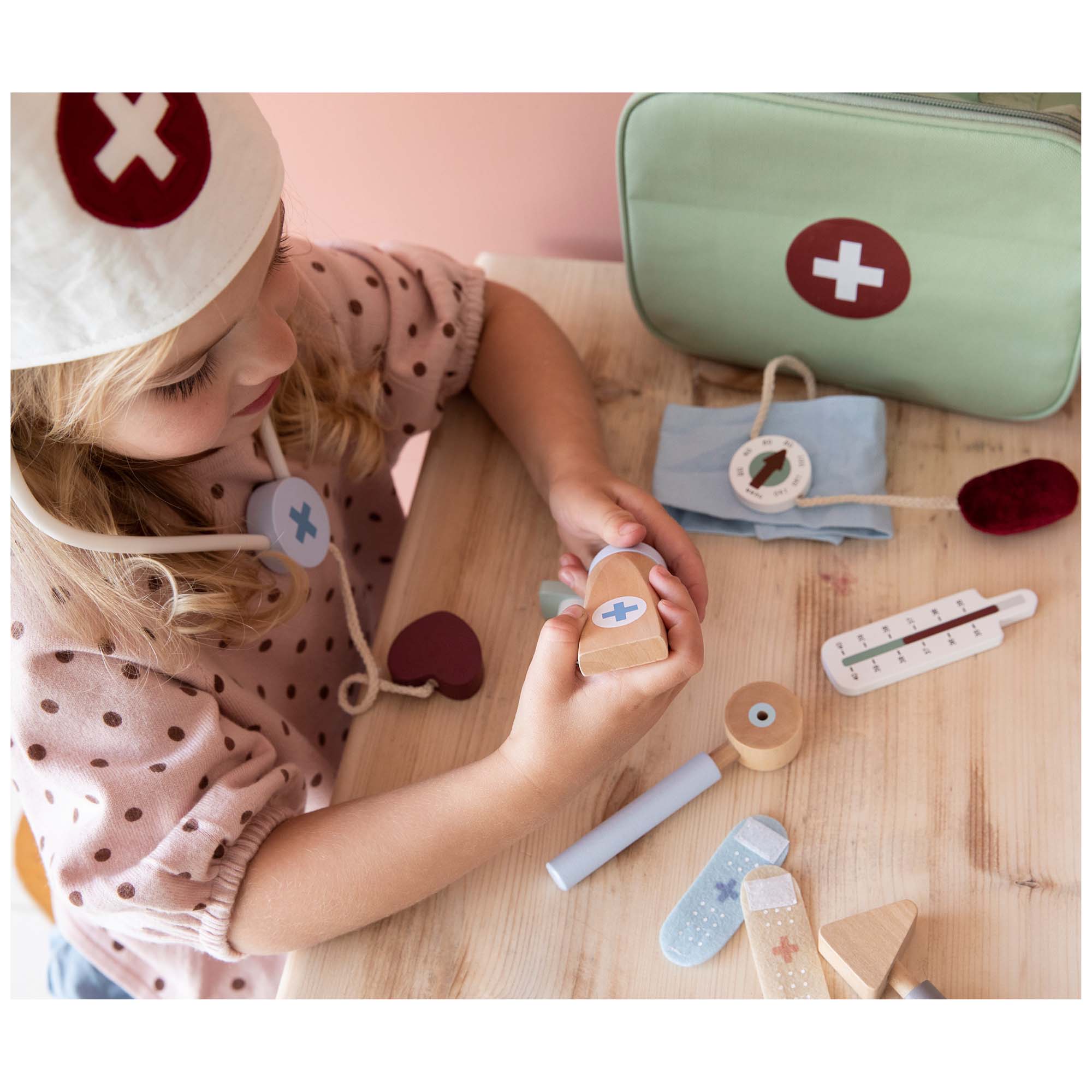Little Dutch houten dokterstas multi