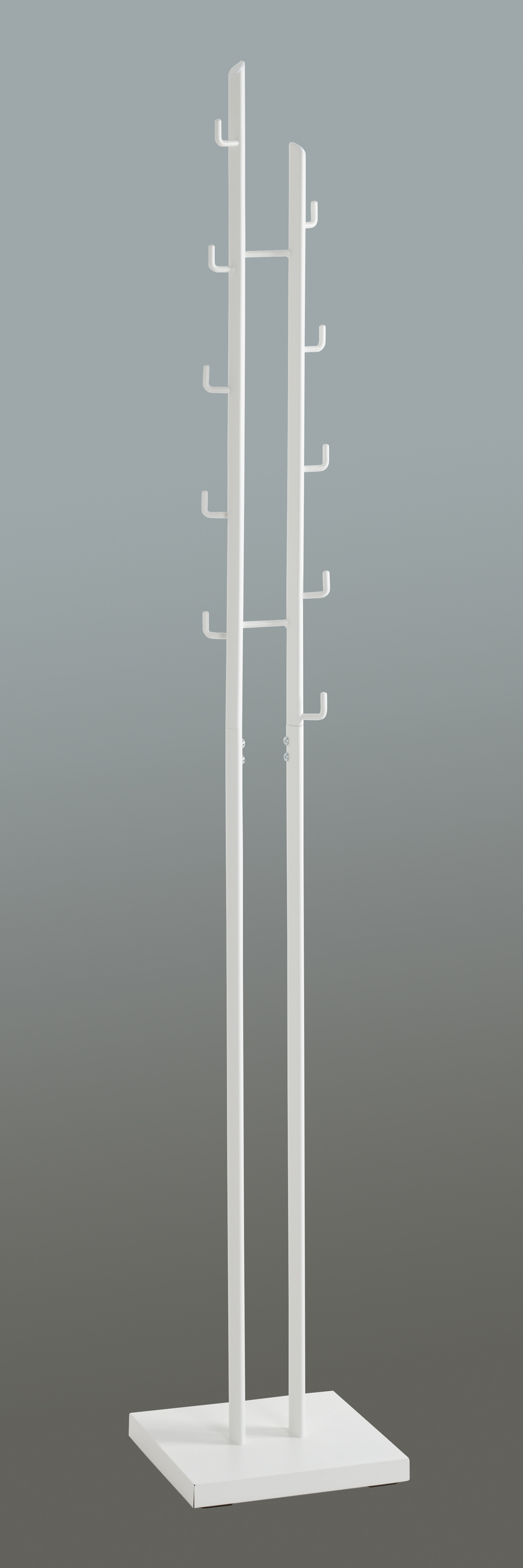 Garderobenständer 29 x 176 cm weiß