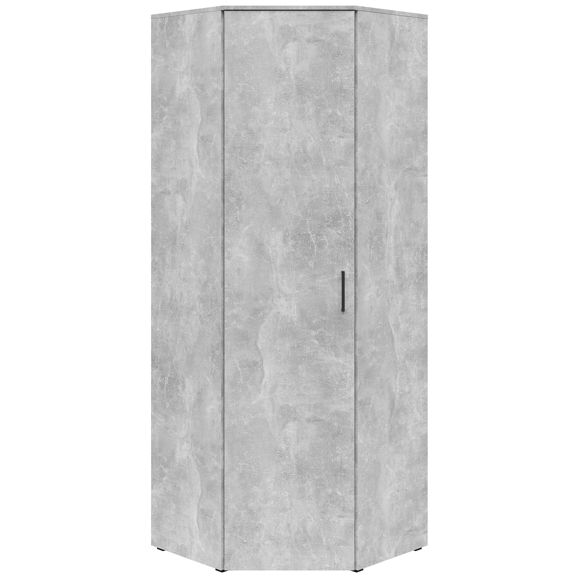 Eckschrank - Betonoptik - Breite 101 cm