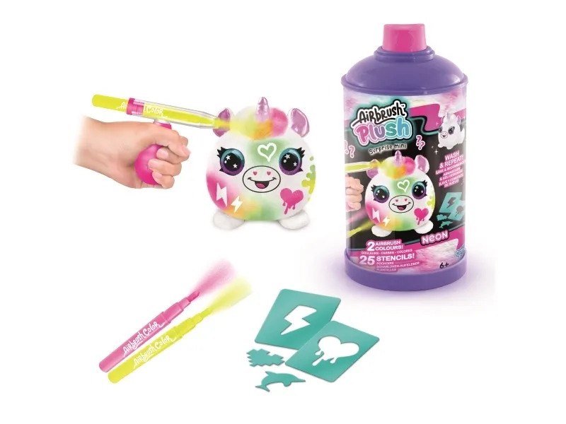 Airbrush Plush Neon Mini Mystery Kit PDQ