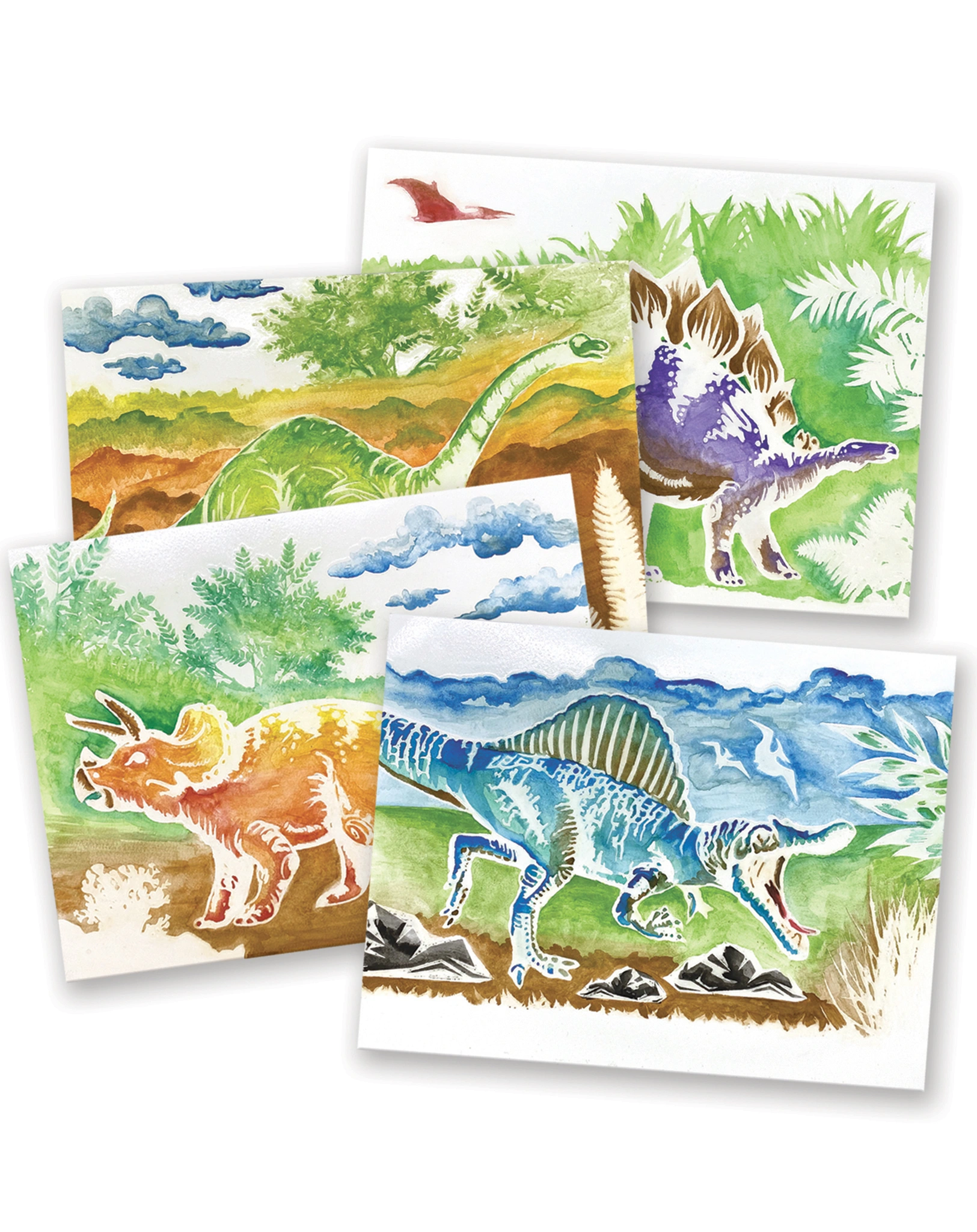 Aquarell-Malset DINOSART in bunt