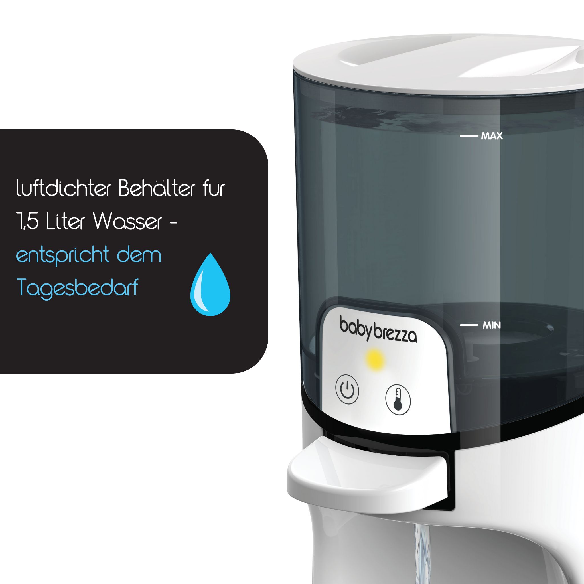 Baby Brezza Instant Warmer, weiß/ schwarz