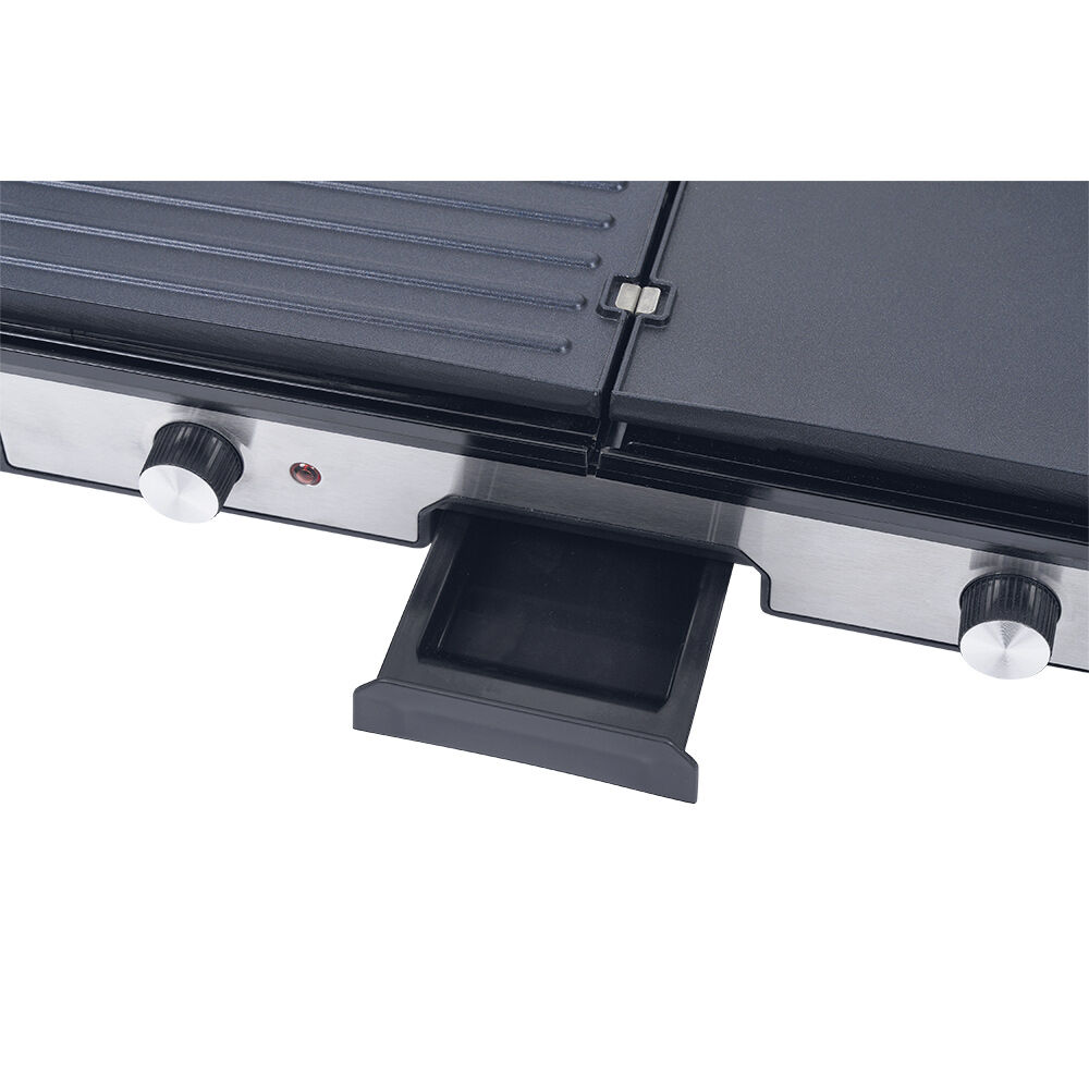 Plancha électrique double thermostat 2400W