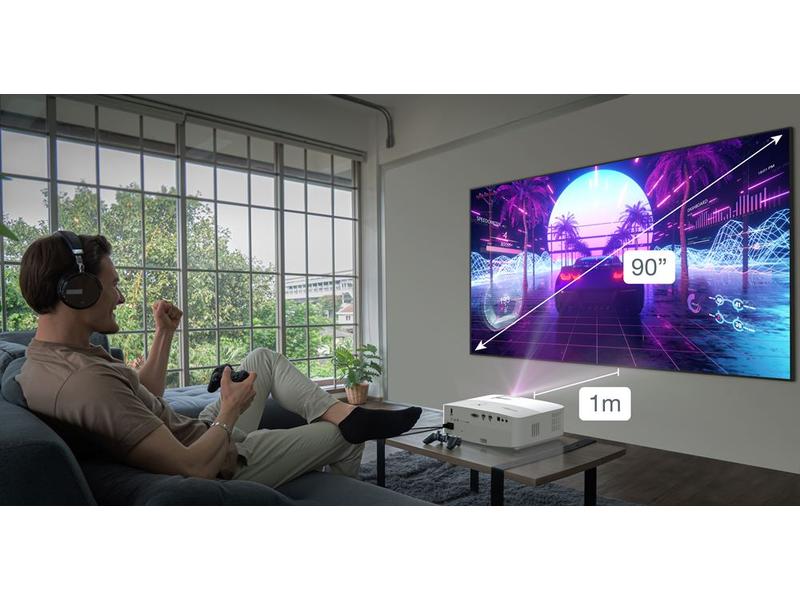 Optoma Kurzdistanzprojektor UHD35STx 4K UHD Gaming und Home Entertainment Kurzdistanz-Projektor