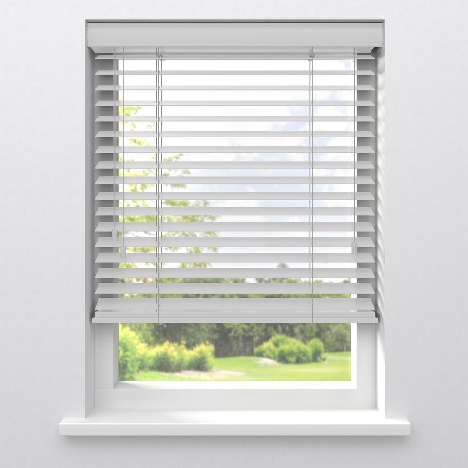Fenstr Houten Jaloezie Theun Wit 65mm