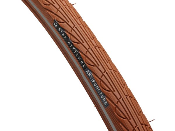Bike Attitude Brown Antipuncture Cykeldæk, 700x32C