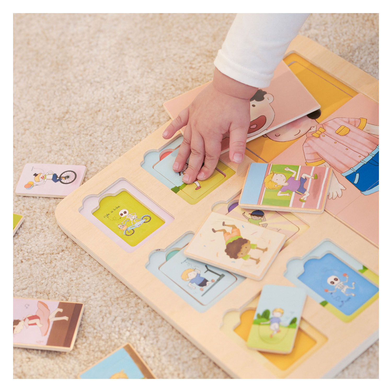 Houten Lagenpuzzel Lichaam, 19dlg.