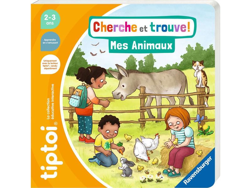 tiptoi Spiel Cherche&trouve: animaux -FR- Interaktives Lernspiel für Kinder