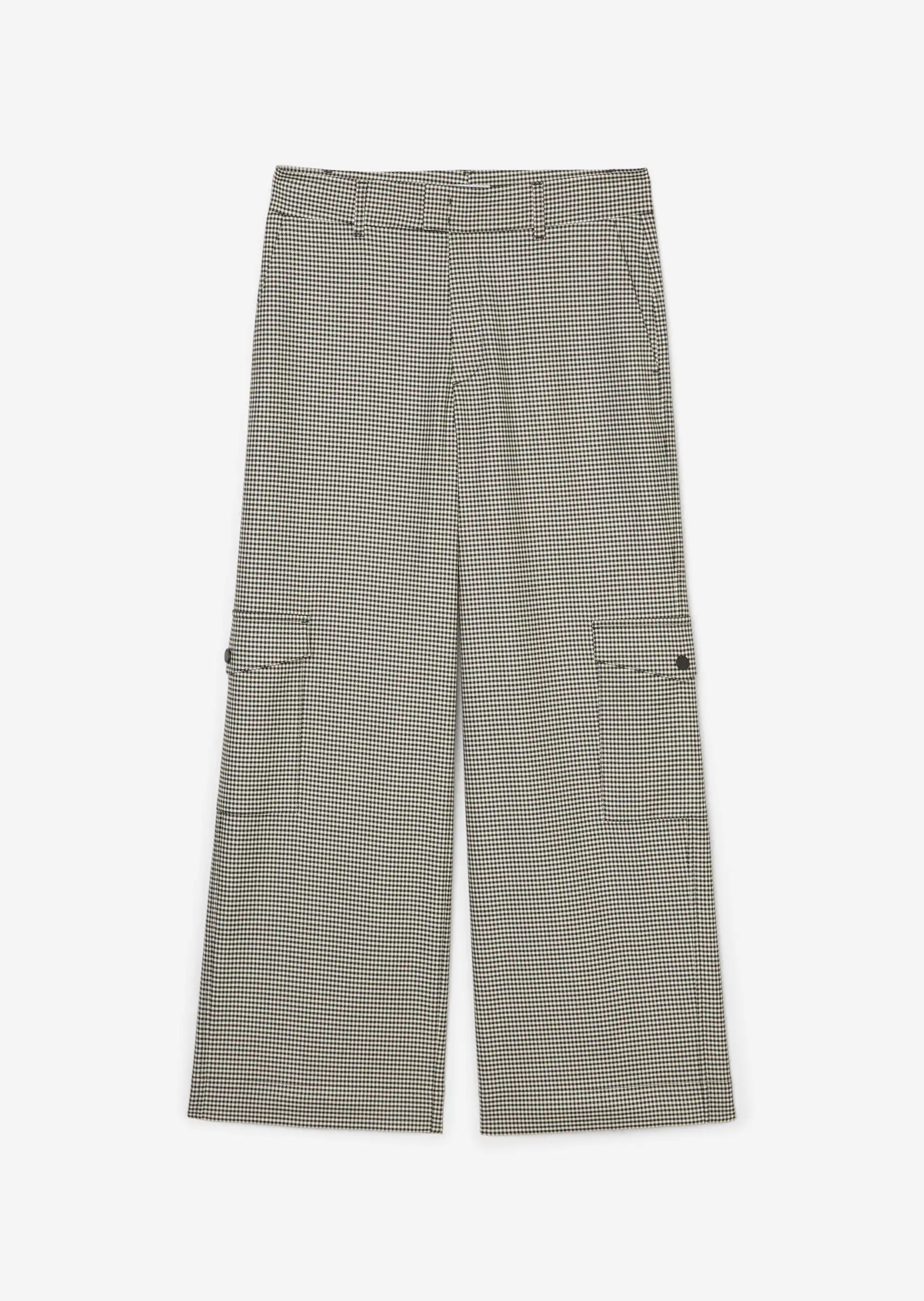 Wide Leg Cargo Pantsmit Vichy-Karo