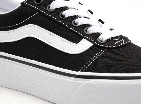 Vans basses femme ward platform wm noir