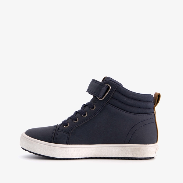 Blue Box hoge jongens sneakers bruin blauw