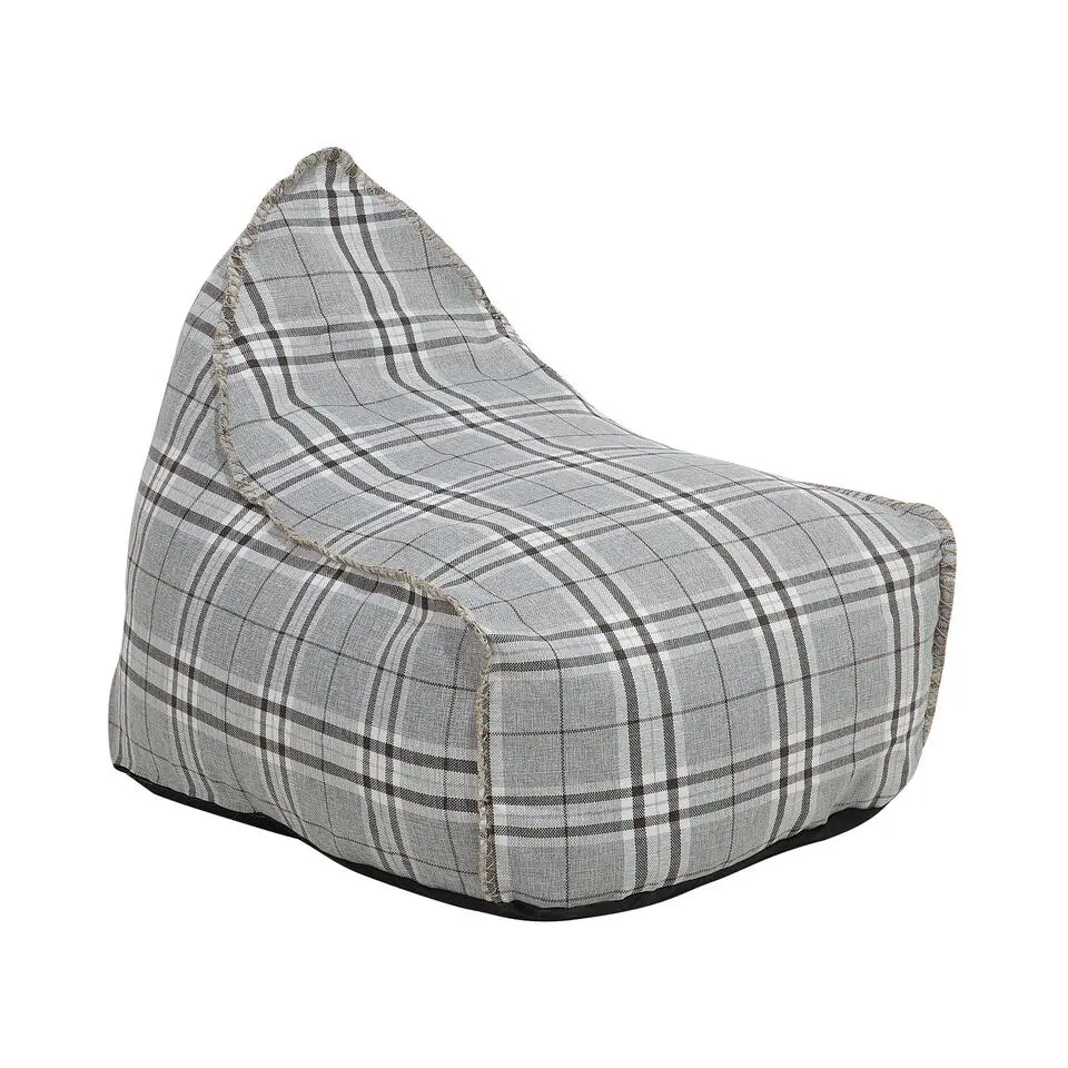 Beliani Zitzak DROP LINEN - Grijs polyester