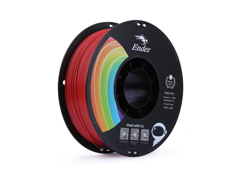 Creality Filament PLA  Rot, 1.75 mm, 1 kg Hochwertiges PLA  Filament für 3D-Drucker