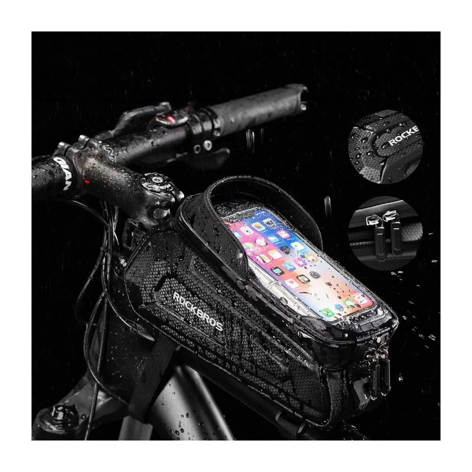 Tasche Fahrradtasche mit zusätzlichem Zubehör gepanzert für