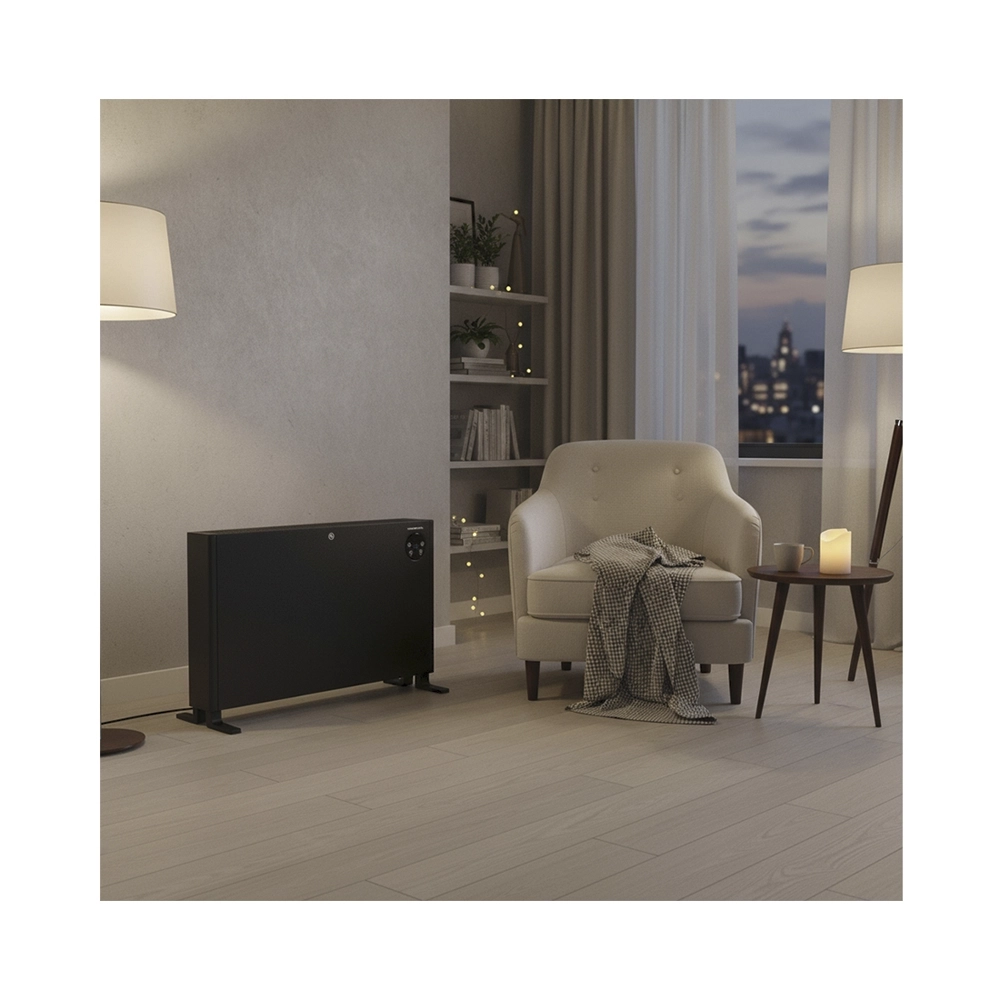 Kibernetik FSP Konvektorheizung 2000W mit WIFI schwarz