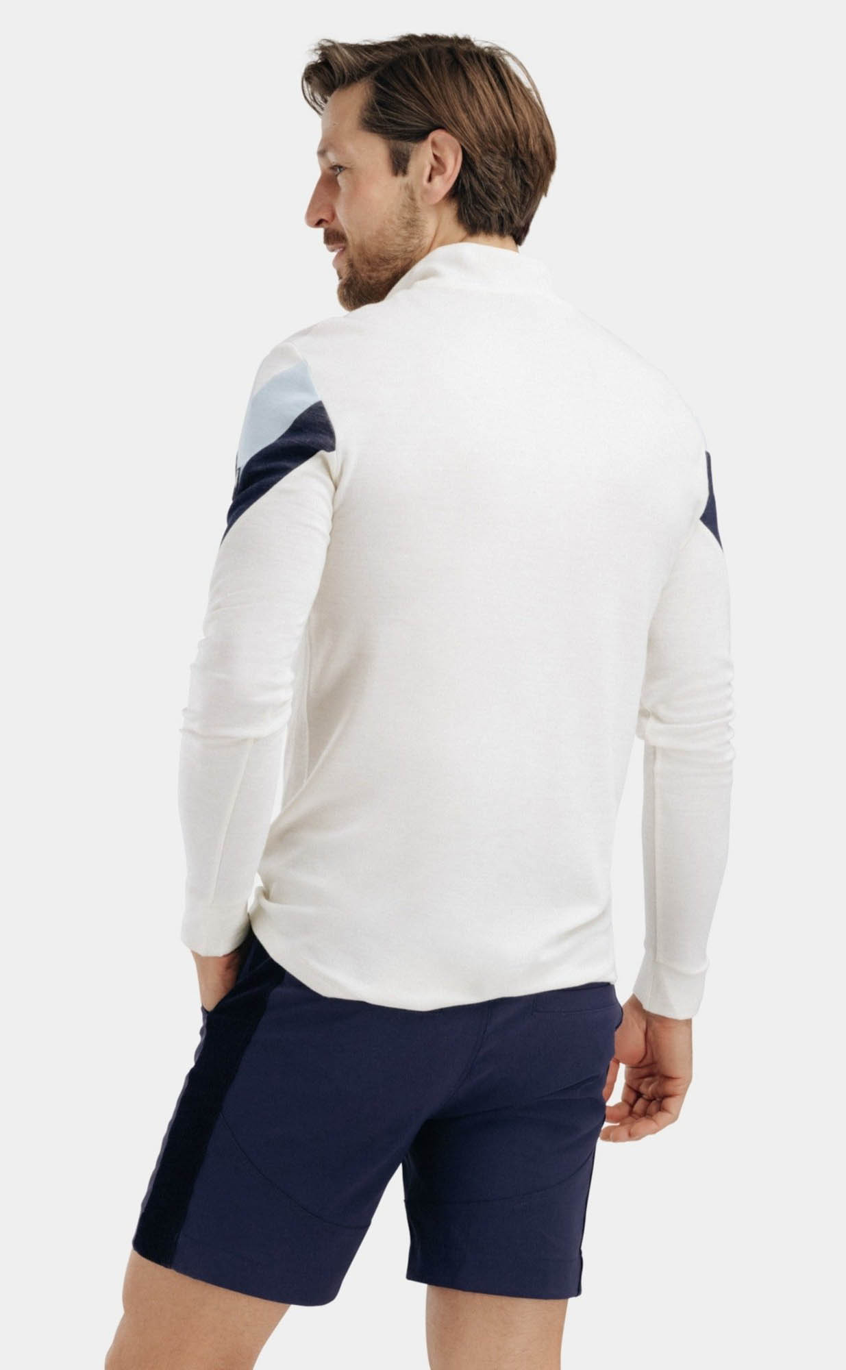 Suleskar Half Zip Herre Snow White