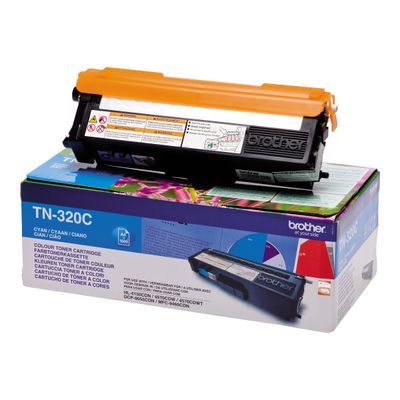 Brother TN320 - cyan - cartouche laser d'origine