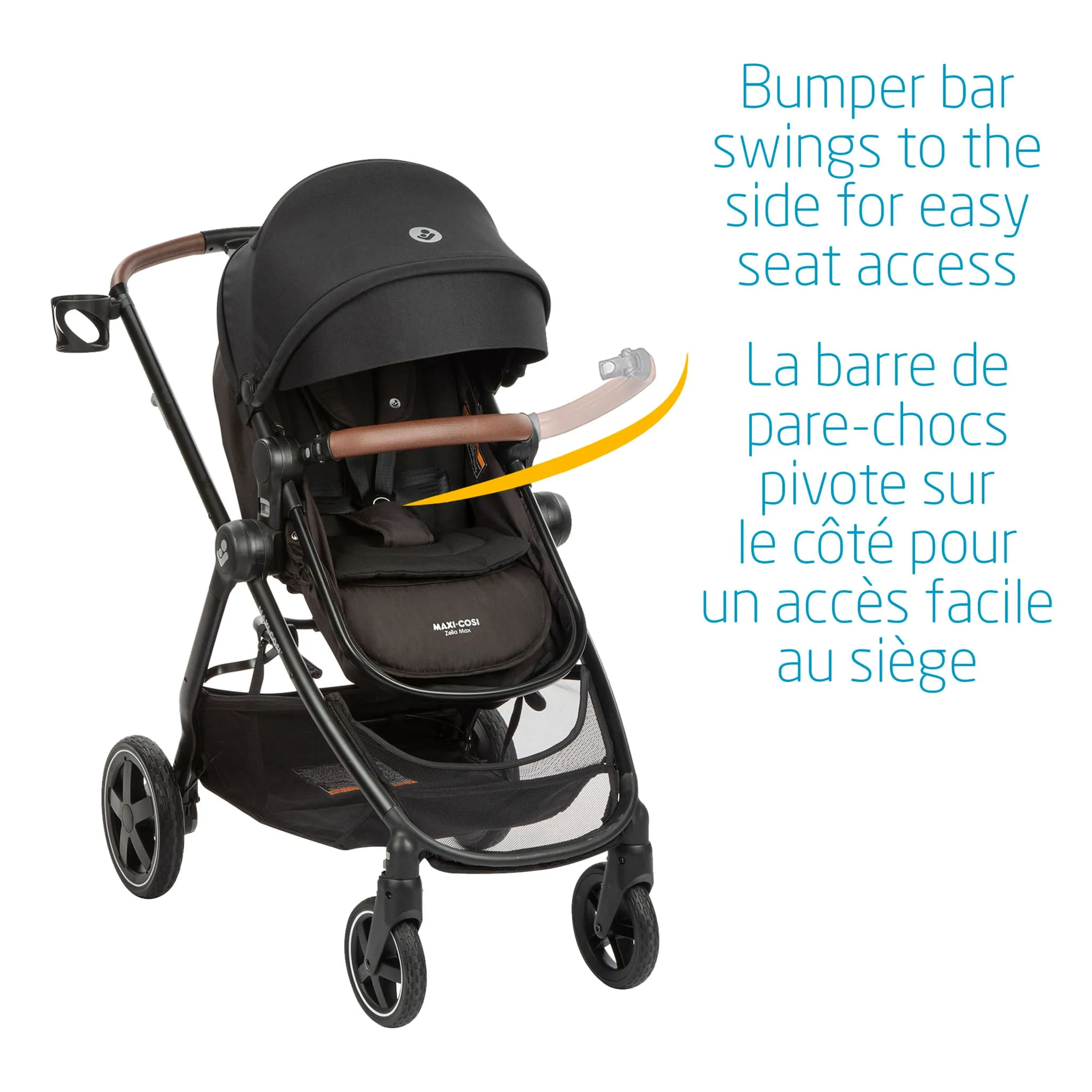 Maxi-cosi Système de Voyage Zelia Max - Basalt Noir