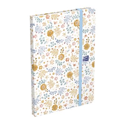 Agenda à élastique Oxford Flowers - 1 semaine sur 2 pages - 10 x 15 cm - disponible dans différents modèles - Hamelin