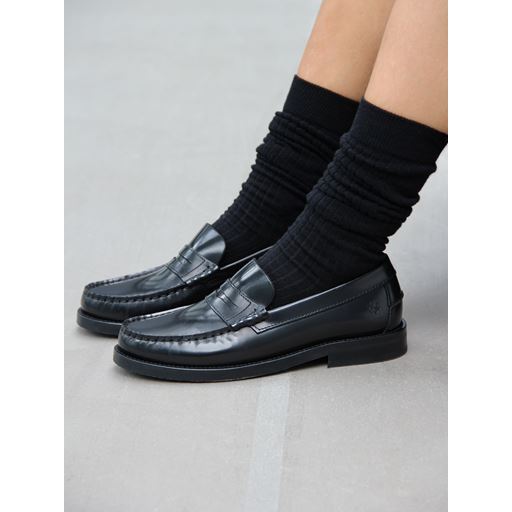 Playboy Footwear Norah Loafers, Black Polido, 38