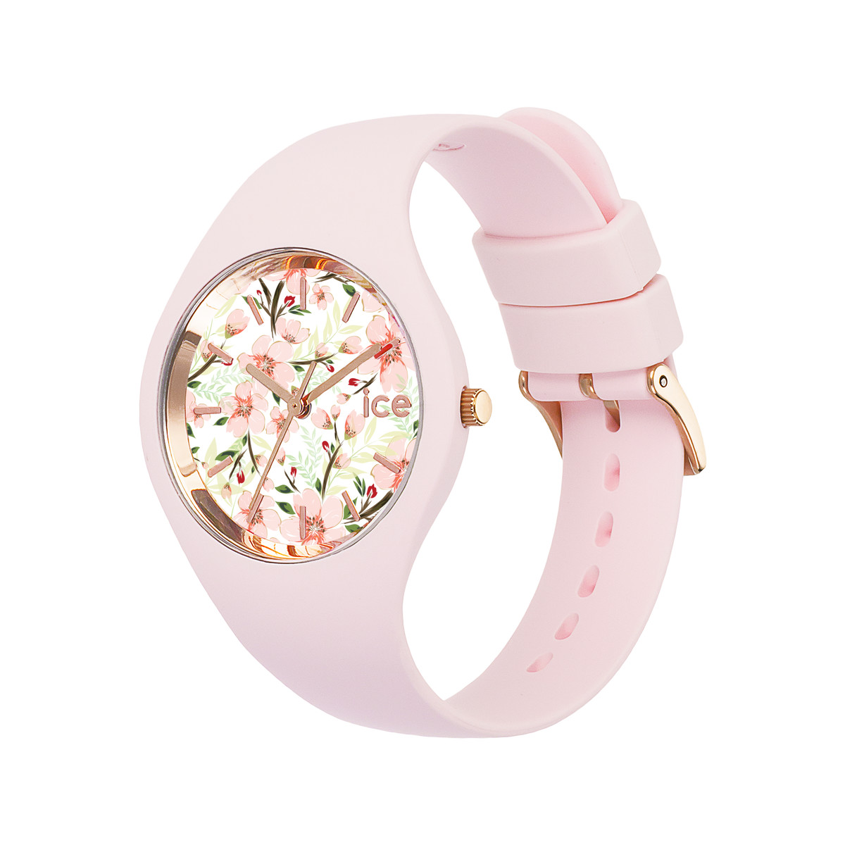 Montre Ice Watch femme bracelet silicone rose