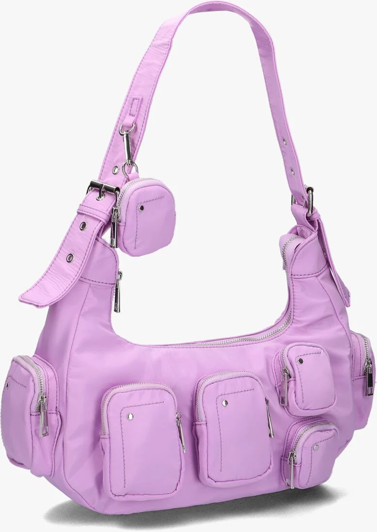 N\u00DANOO paarse n&uacute;noo schoudertas sally pocket recycled nylon