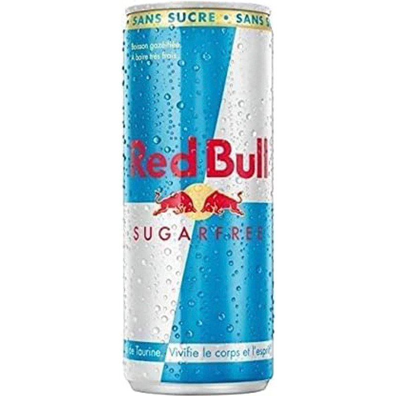 Red Bull sans sucres 25 cl -  24 canettes