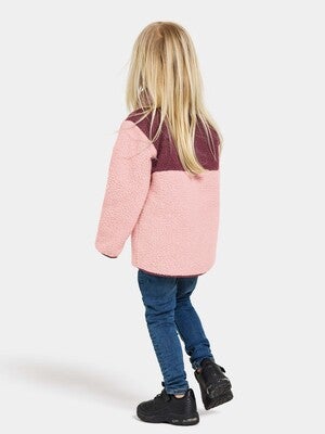 Didriksons Gosig Fleecetrøye, Dusty Pink