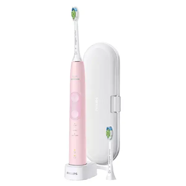 Philips Sonicare Conseil Escova de dentes elétrica HX6856/29 ProtectiveClean 5100 Whitening Rosa