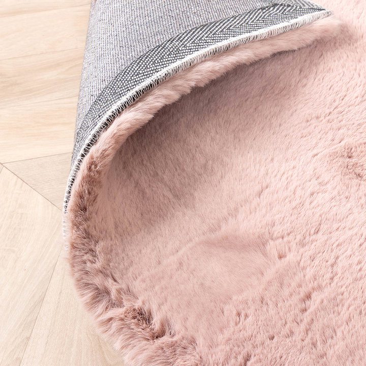 Zachte Hoogpolige loper - Comfy Supreme Roze