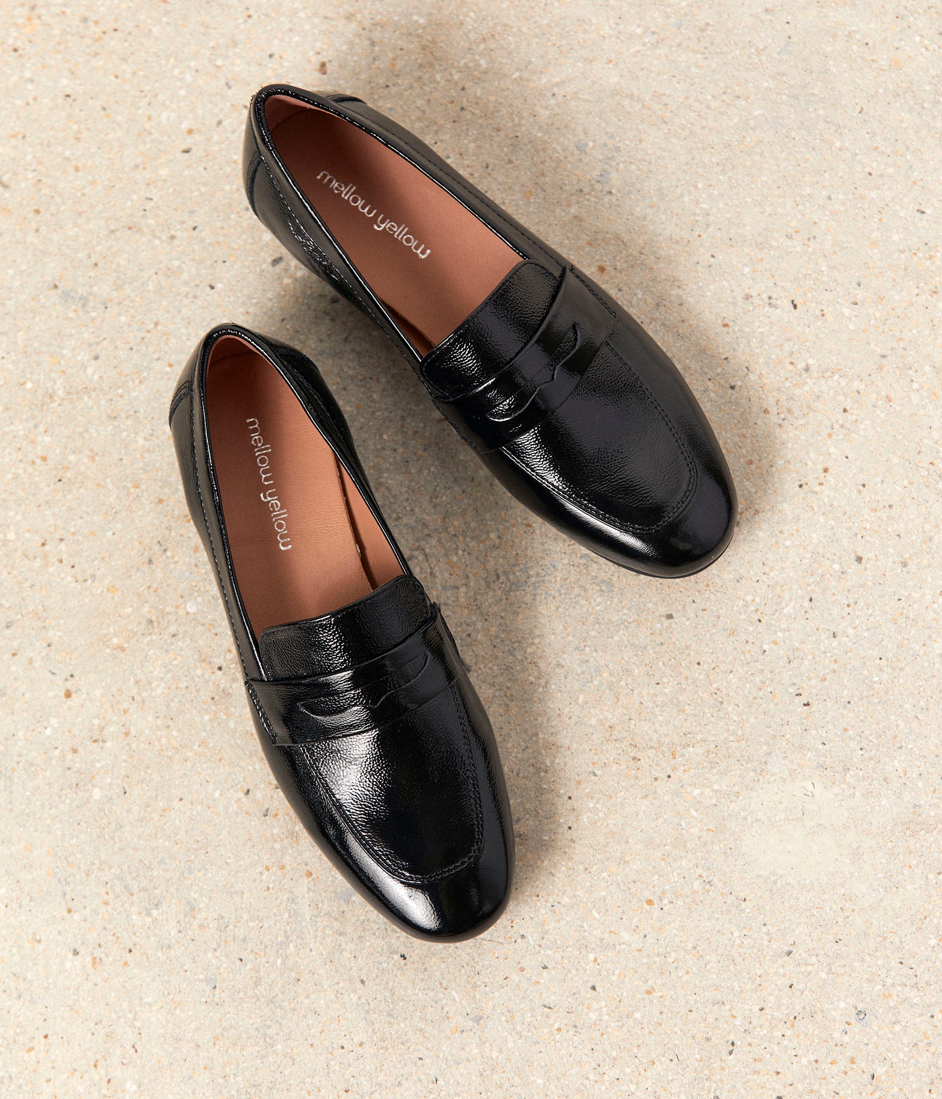 Mocassins noir verni Jessy