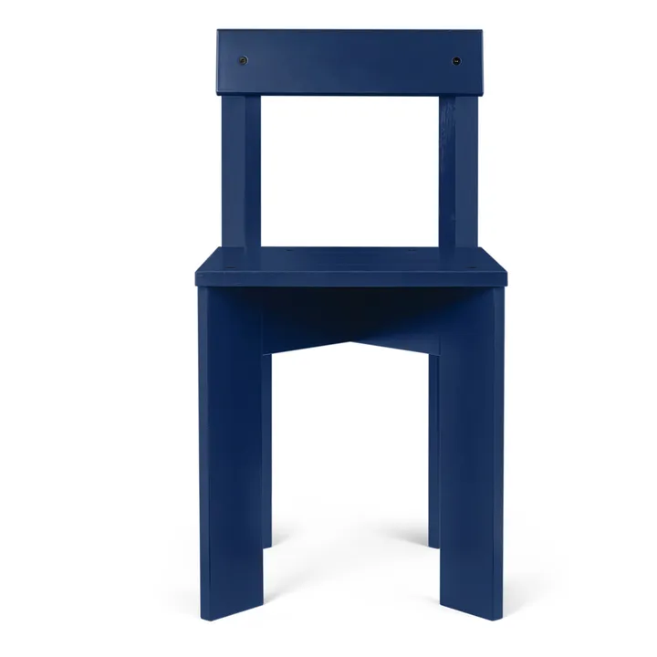 Ferm Living Chaise Ark en bois FSC | Bleu