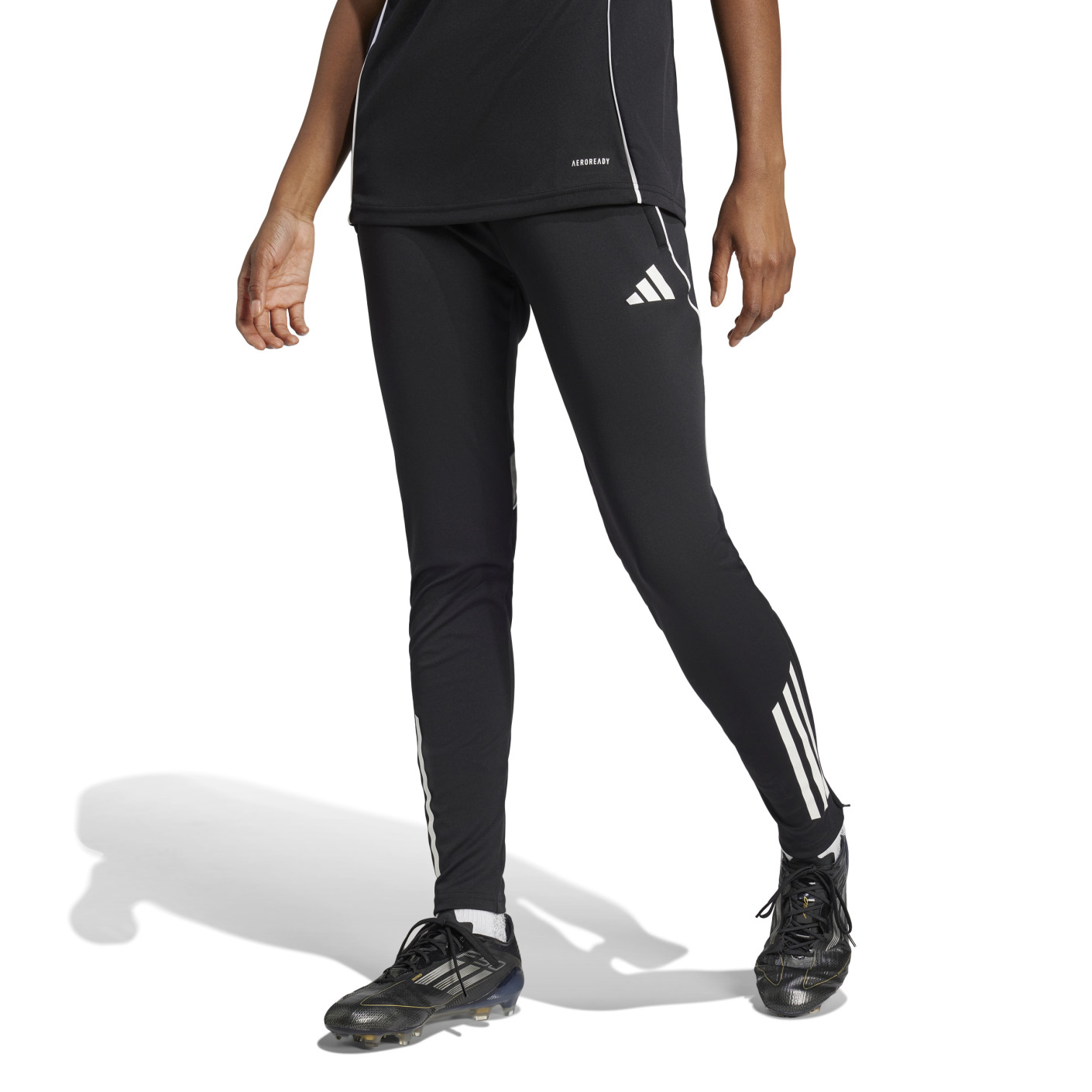 Adidas Tiro 25 Competition Trainingsbroek Dames Zwart Wit Grijs
