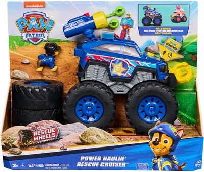 Paw Patrol Rescue Wheels Power Haulin' Cruiser Kjøretøy Chase