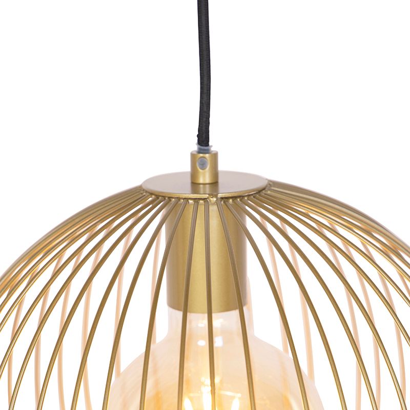 Design hanglamp goud - Wire Ario