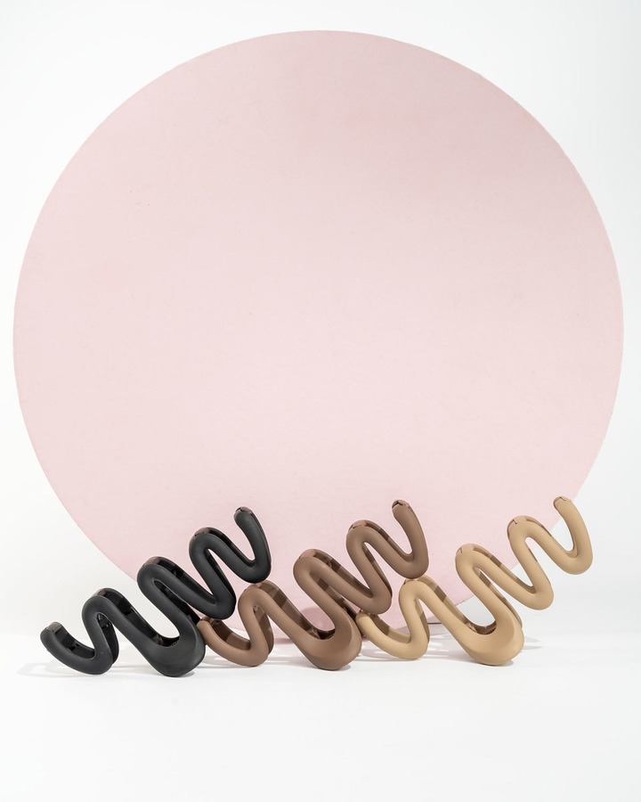 Brushworks Wave Claw Clips 3pcs