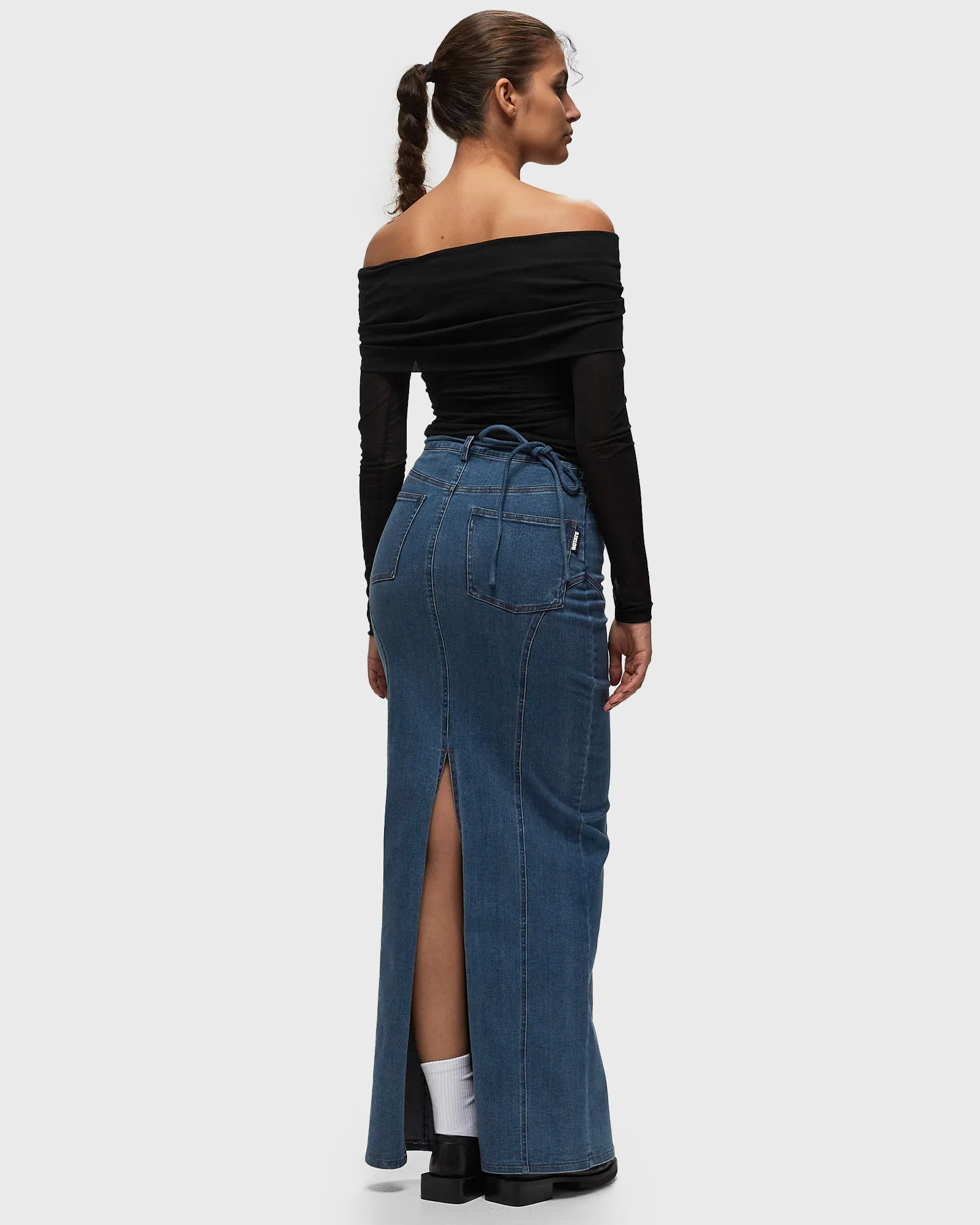 ROTATE Birger Christensen Stretchy Maxi Skirt