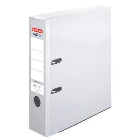 Herlitz Ordner maX.file protect plus A4 8cm weiß