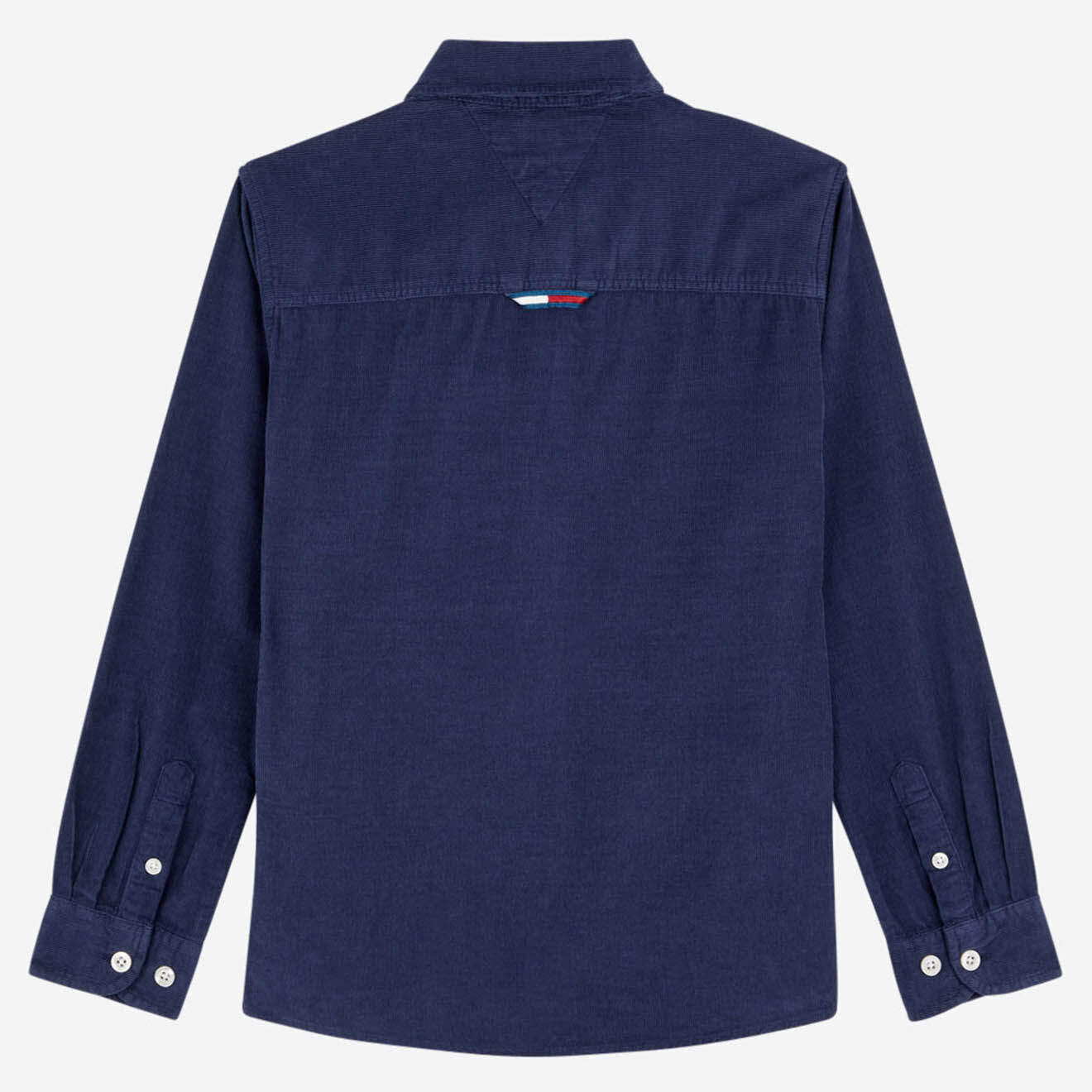 Tommy Hilfiger Chemise en Velours de Coton bleu foncé