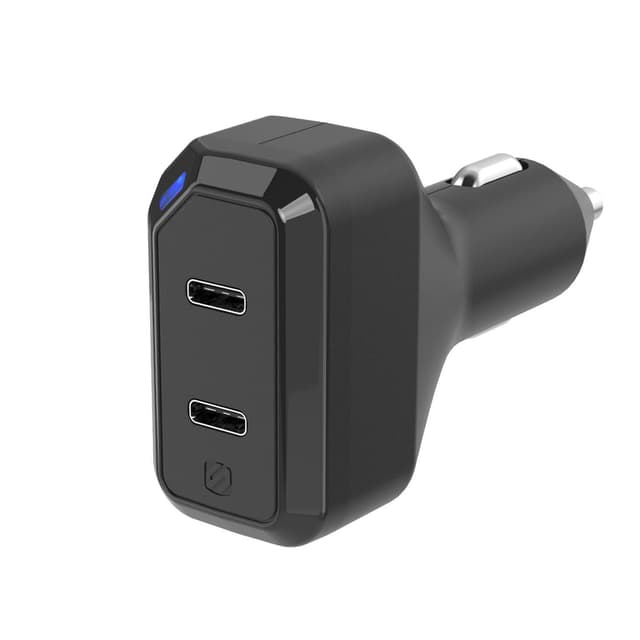 Powervolt dobbel hurtig billader 36 watt USB-C PD3.0