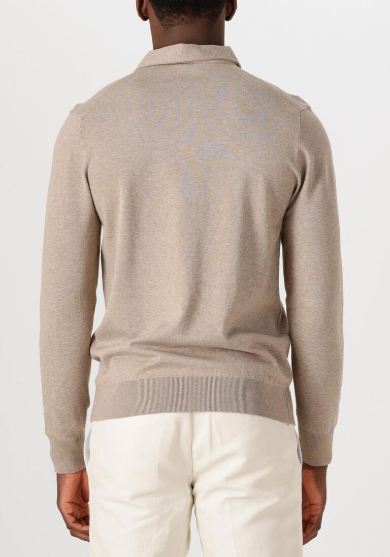 beige profuomo trui polo onepiece luxury basic