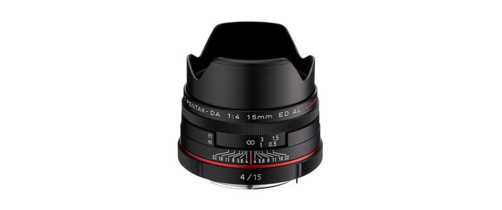 Festbrennweite DA 15mm F/4 ED AL – Pentax K<br>Weitwinkelobjektiv 15 mm