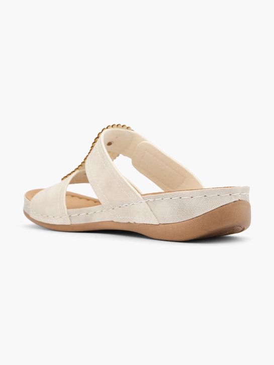 Easy Street Offener Hausschuh Offwhite