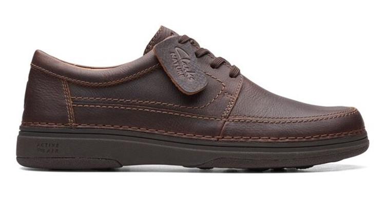 Clarks Nature 5 dark brown lea