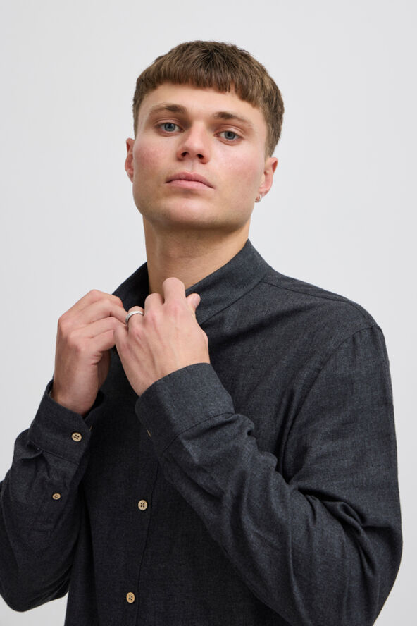 !Solid SDPete SH Shirt True black melange