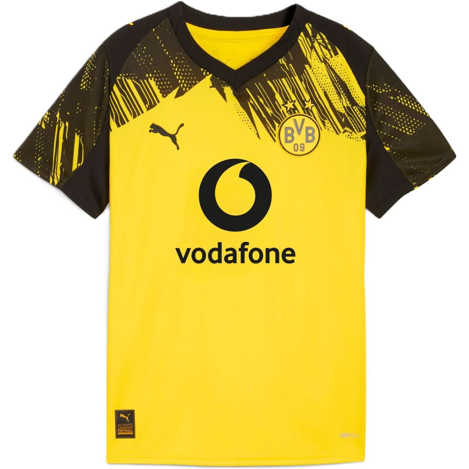 PumaBVB Home Jersey Replica Jr with Sponsor