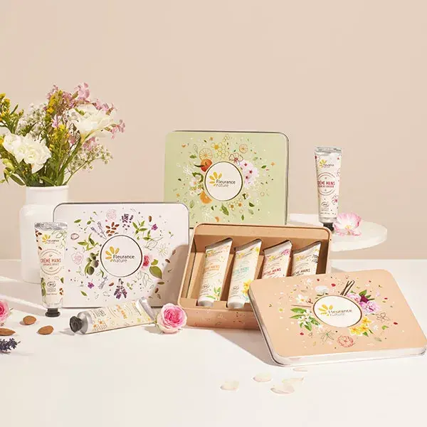 Conjunto de cuidados para as mãos Fleurance Nature Organic Instant Softness