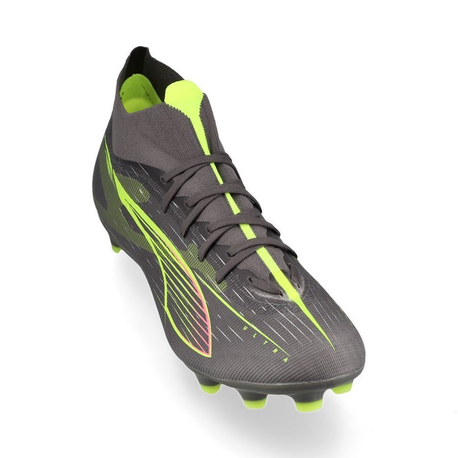 PUMA Ultra 5 Match   FG/AG Audacity - Matte Aged Silver/Jaune/Argenté Femme